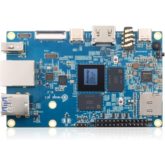 Orange Pi 5 4Gb Lpddr4 Rk3588S-Pc Octa-Core Armr 64 Bit 8Nm Process With Qspi nor Flash Orange Pi